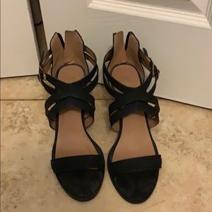 Charlotte Russe Black Chunky Heels